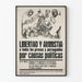 Poster Libertad y Amnistía – Poster Politici Argentini