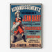 Poster vintage ingrandimento negozi Jean-Bart - decorazione murale retrò