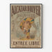 Poster vintage Alcazar d'Hiver Le Joli Mexicain