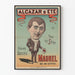 Poster vintage Alcazar d'estate Maurel grande successo tutte le sere