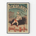 Poster vintage Alcazar d'Hiver Grandes Luttes à Main Plate