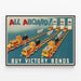 Poster Vintage All Aboard - Promozione dei Victory Bonds — quadro incorniciato alla parete