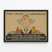Poster vintage esposizione pasticceria tedesca 1911 — quadro incorniciato alla parete