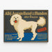 Poster vintage esposizione canina Berlino 1910 — quadro incorniciato alla parete