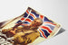 Poster vintage Allons-y Canadiens per decorazione murale patriottica