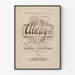 Poster vintage Always in caratteri floreali