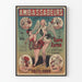Poster vintage Ambasciatori Champs-Élysées Il Tempo e Sapho