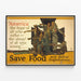 Poster vintage Salva il cibo - Amministrazione alimentare americana — quadro incorniciato alla parete