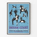 Poster decorativo Caccia alla Antilope Navajo - Corte Indiana 1939