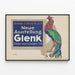 Poster Vintage Esposizione d'Arte Antica dell'Est - Glenk — quadro incorniciato alla parete