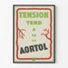 Poster vintage Santé Tensione e Aortol