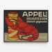 Poster vintage Appels Mayonnaise et Homard — quadro incorniciato alla parete