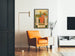 Poster Calendario Aprile Maggio Giugno con Illustrazione Vintage Fiorita