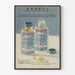 Poster pubblicitario vintage Arhéol Principe Attivo Essenza di Sandalo