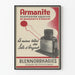 Poster pubblicitario vintage Armanite sospensione acquosa