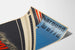 Poster vintage Around the World con transatlantico NYK