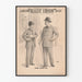 Poster pubblicitario vintage Costume Kast Iron