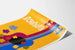 Poster decorativo Atchafalaya con chitarra colorata