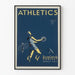 Poster retrò atletico per decorazione murale sportiva