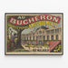 Poster vintage Au Bucheron - Grande fabrique et magasins d'ameublements Parigi — quadro incorniciato alla parete