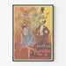 Poster vintage Moulin Rouge spettacolo concerto ballo