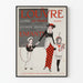 Poster vintage al Louvre per abbigliamento e corredi per bambini