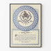 Poster vintage Ault & Wiborg Co. inchiostri da stampa