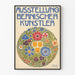 Poster decorativo esposizione artisti bernesi