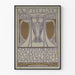 Poster vintage esposizione di illustrazioni scolastiche e libri di immagini 1901