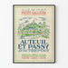 Poster Museo Galliera - Esposizione Auteuil e Passy 1935