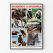 Poster vintage per la cura e la prevenzione del bestiame