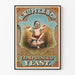 Poster vintage B. Kupfer & Co. Lievito di birra compresso
