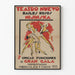 Poster Teatro Nuevo Ballets Russes Nijinska 1933