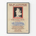 Poster vintage Ballo della Pelliccia 1930 Teatro Nazionale dell'Opera