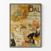 Poster vintage Bal des Increvables al Casinò di Parigi 1896