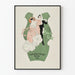 Poster vintage Ball-Fest Künstler-Sänger Verein 1904