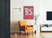 Poster decorativo murale Ballet Society rosso e blu