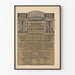 Poster vintage Basler Gesangverein Lisztfeier Münster Basel 1911