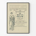 Poster vintage Serie Belgravia Vedova del signor Witt
