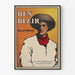 Poster vintage stile Western Ben Blair Plainsman