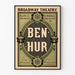 Poster vintage Ben-Hur di Lew Wallace per il Broadway Theatre
