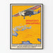 Poster vintage dell'aviazione svizzera - Utilizza la via aerea