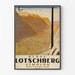 Poster vintage Berna Lötschberg Simplon Svizzera