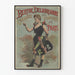 Poster vintage Berthe Delaurianne Cascadeuse dei Concerti di Parigi