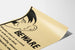 Poster vintage di sicurezza navale « Beware »