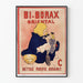 Poster vintage BI-BORAX orientale pulisce, purifica e sanifica