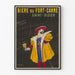 Poster vintage Birra del Forte-Carré Saint-Dizier