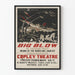 Poster teatrale drammatico Big Blow - Uragano e tempesta
