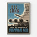 Poster vintage Big Guns Acido Solforico