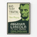 Poster vintage teatro Big Tent - Abraham Lincoln
